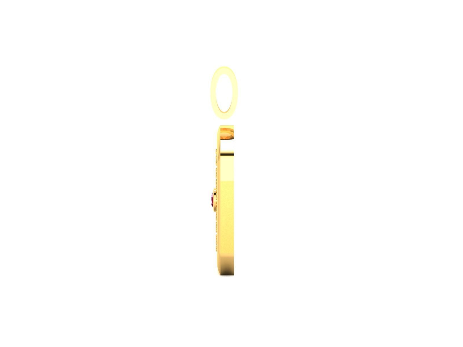Women Pendant 3DM STL OBJ FBX Render Details 3D print model_11