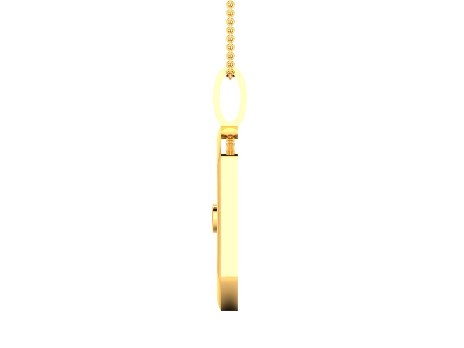 Women Pendant 3DM STL OBJ FBX Render Details 3D print model_3