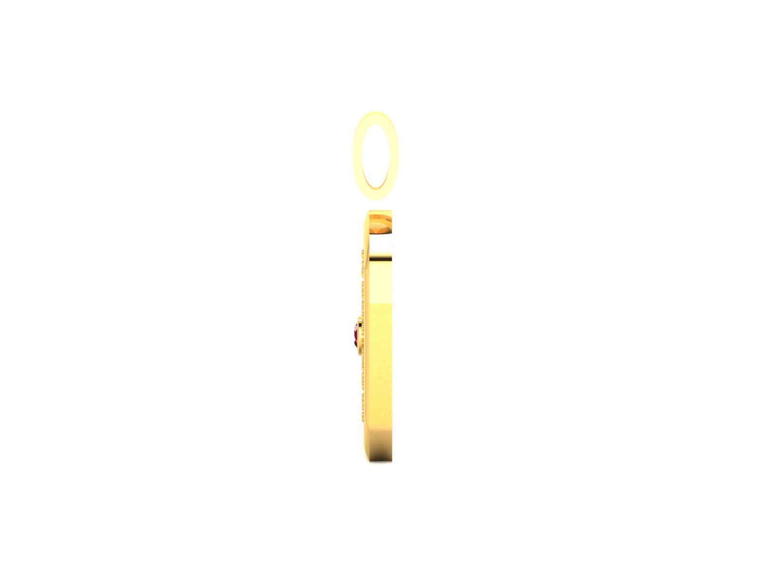 Women Pendant 3DM STL OBJ FBX Render Details 3D print model_10