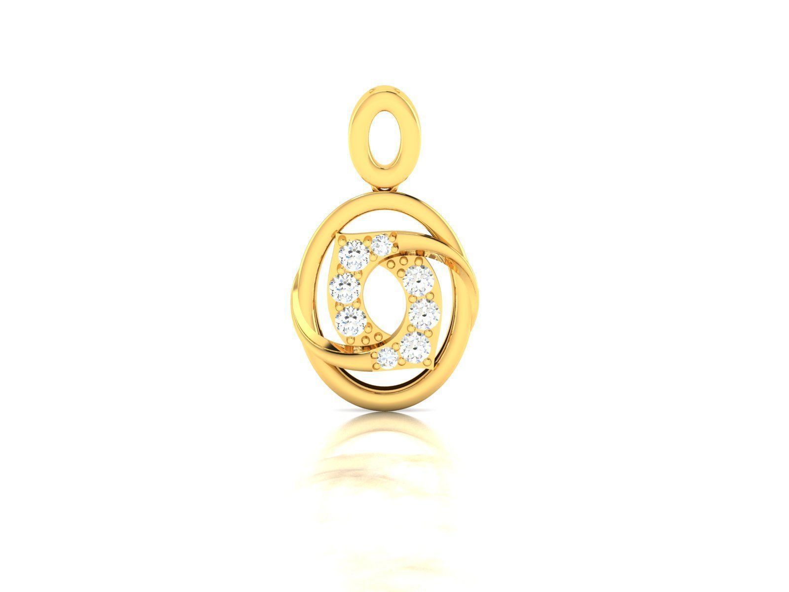 Women Pendant 3DM STL OBJ FBX Render Details 3D print model_8