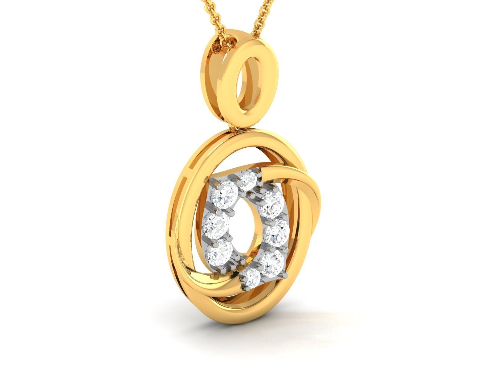 Women Pendant 3DM STL OBJ FBX Render Details 3D print model_1