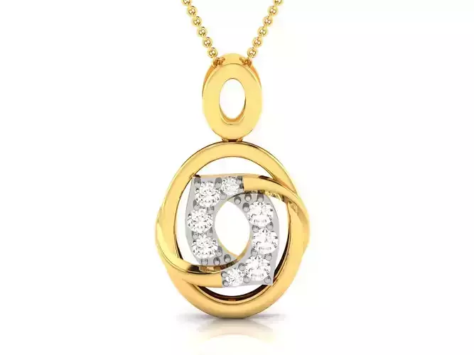 Women Pendant 3DM STL OBJ FBX Render Details