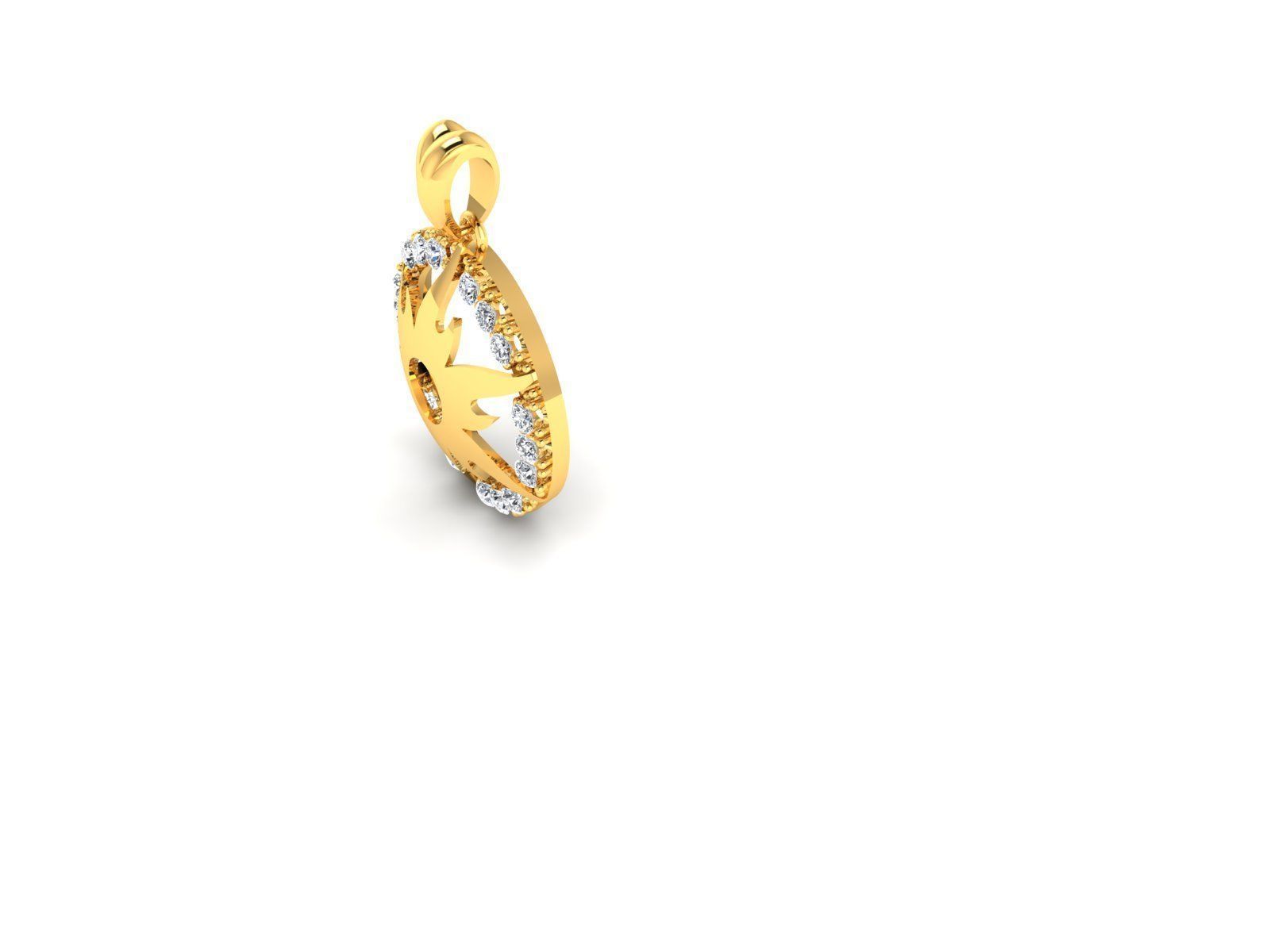 Women Pendant 3DM STL OBJ FBX Render Details 3D print model_11