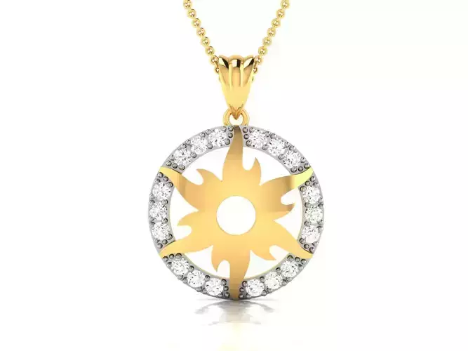 Women Pendant 3DM STL OBJ FBX Render Details