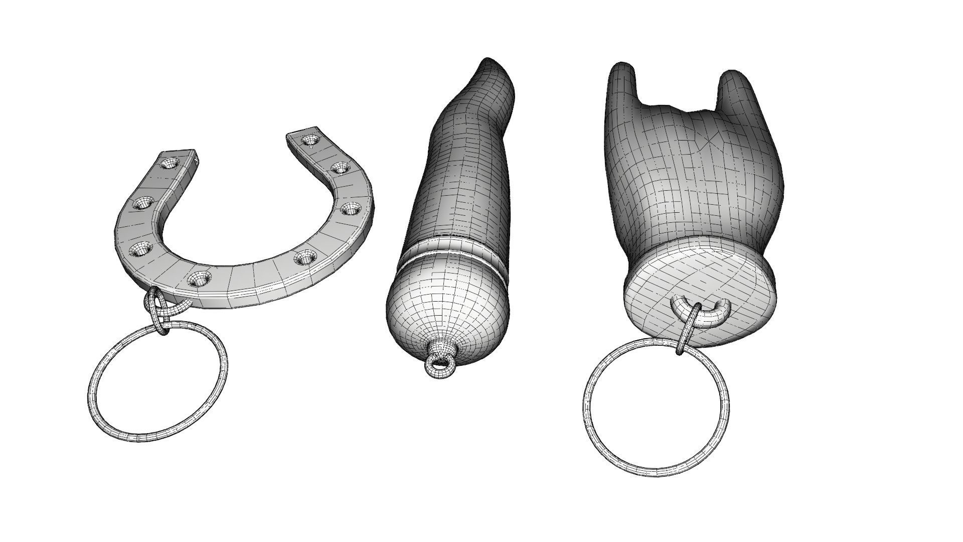 Lucky charms amulets 3D model_17