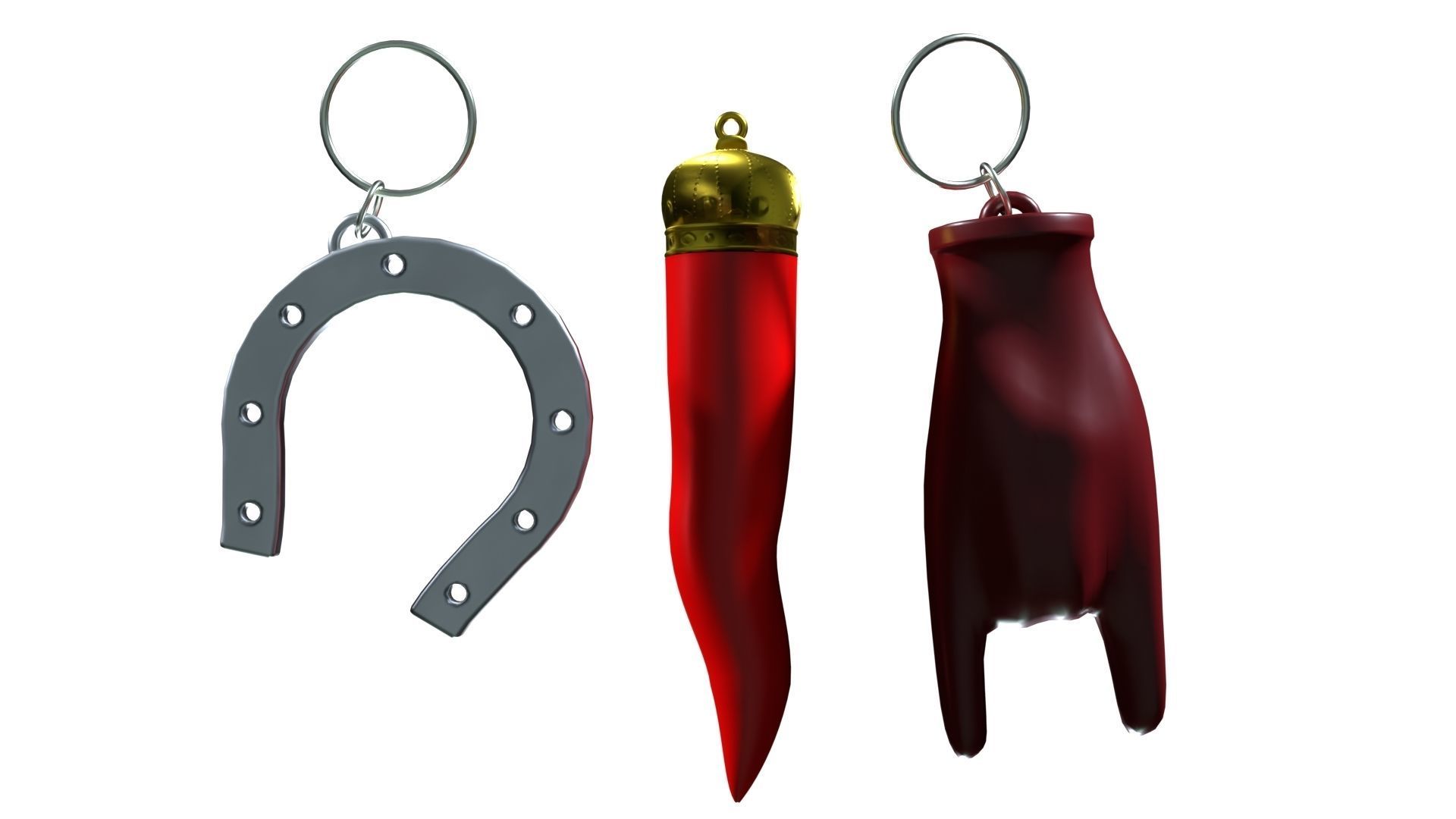 Lucky charms amulets 3D model_9