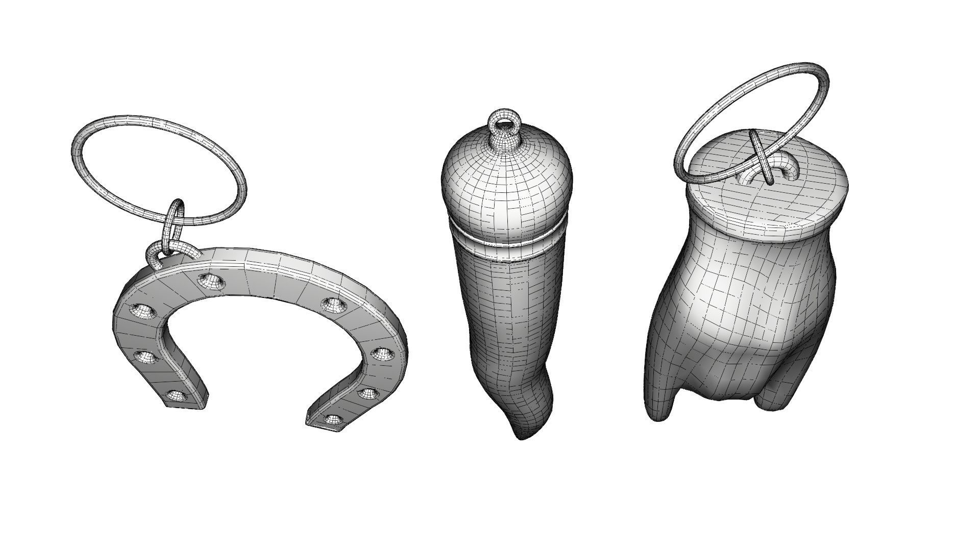 Lucky charms amulets 3D model_20