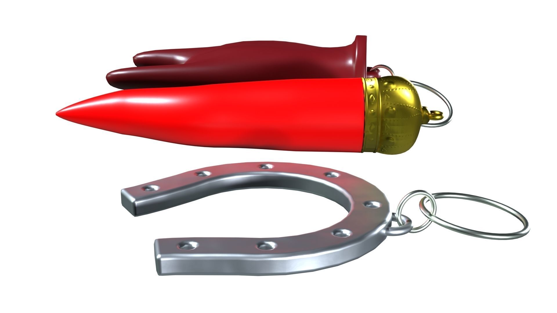 Lucky charms amulets 3D model_5