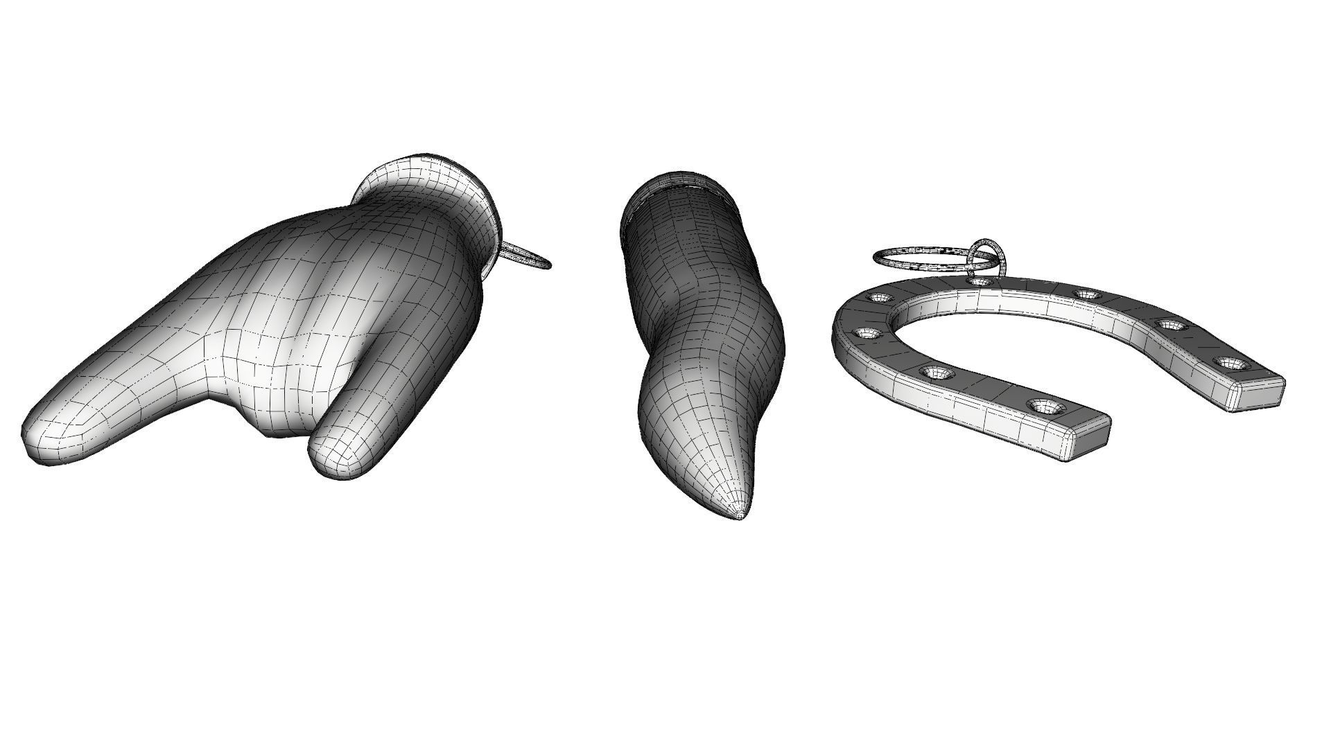 Lucky charms amulets 3D model_16