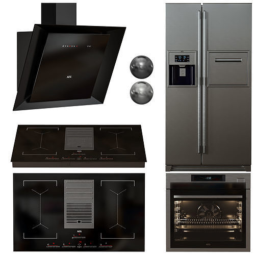 AEG Appliances Set3 3D model