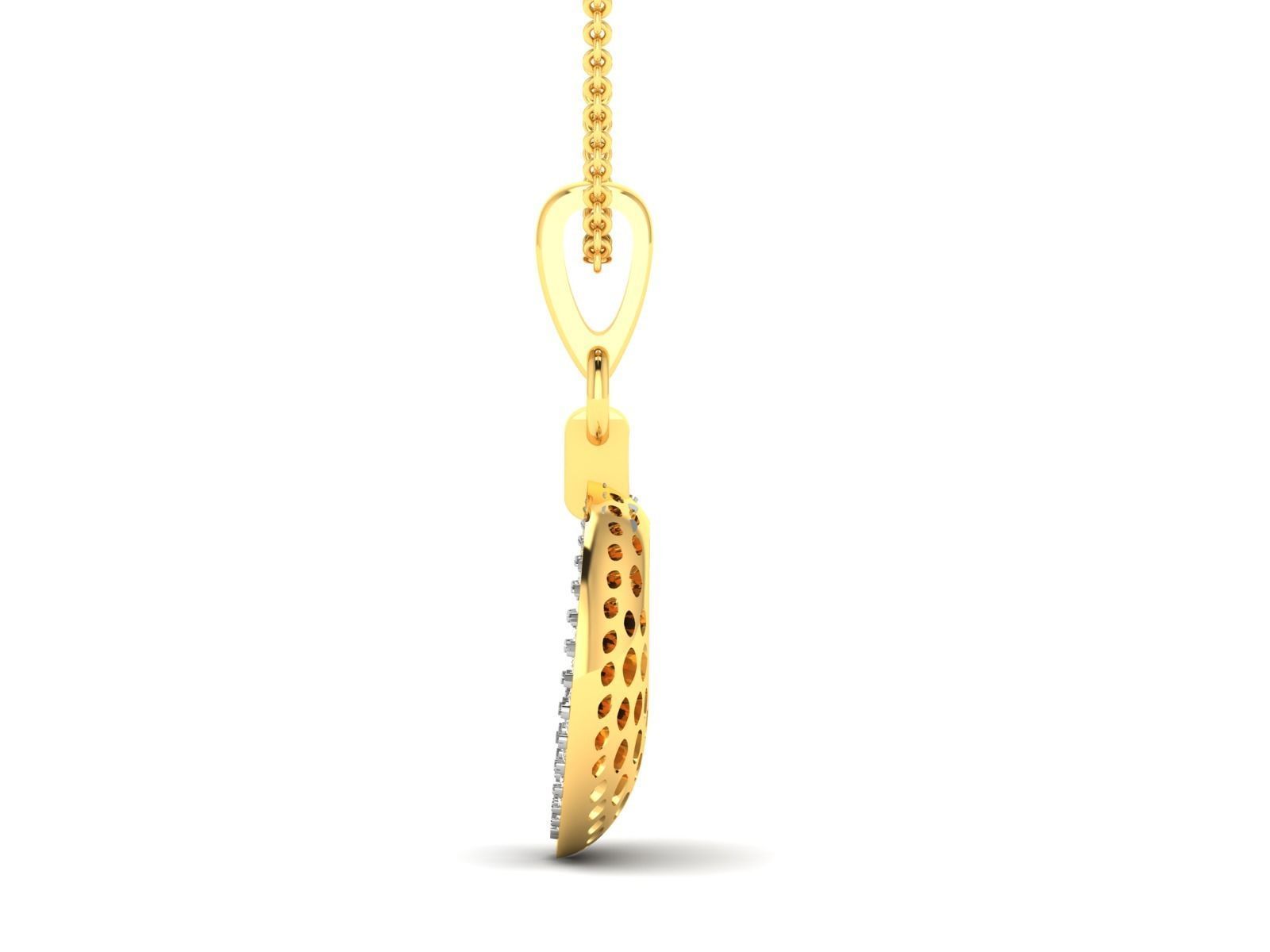 Women Pendant 3DM STL OBJ FBX Render Details 3D print model_7