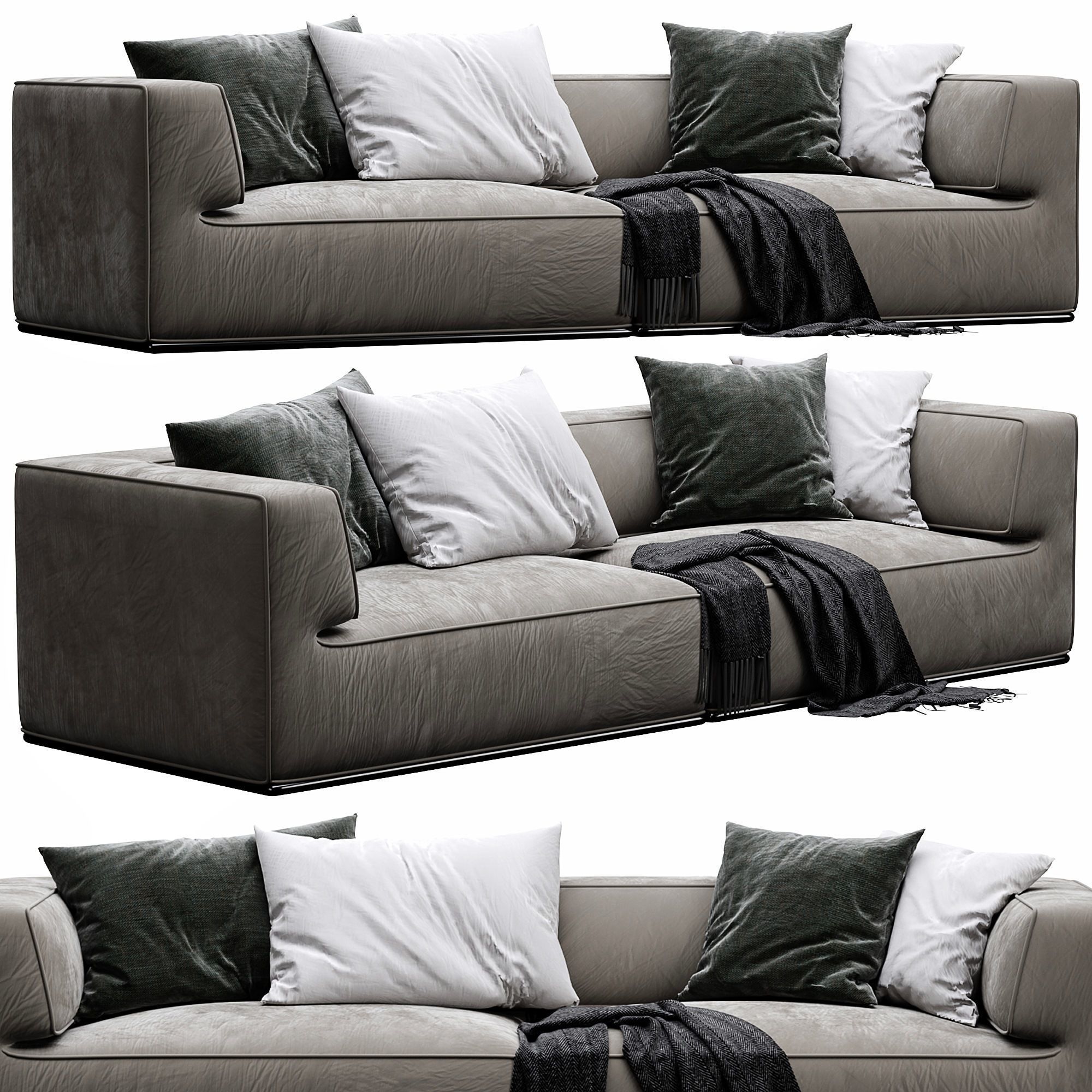 Flexform Perry 3D model_4