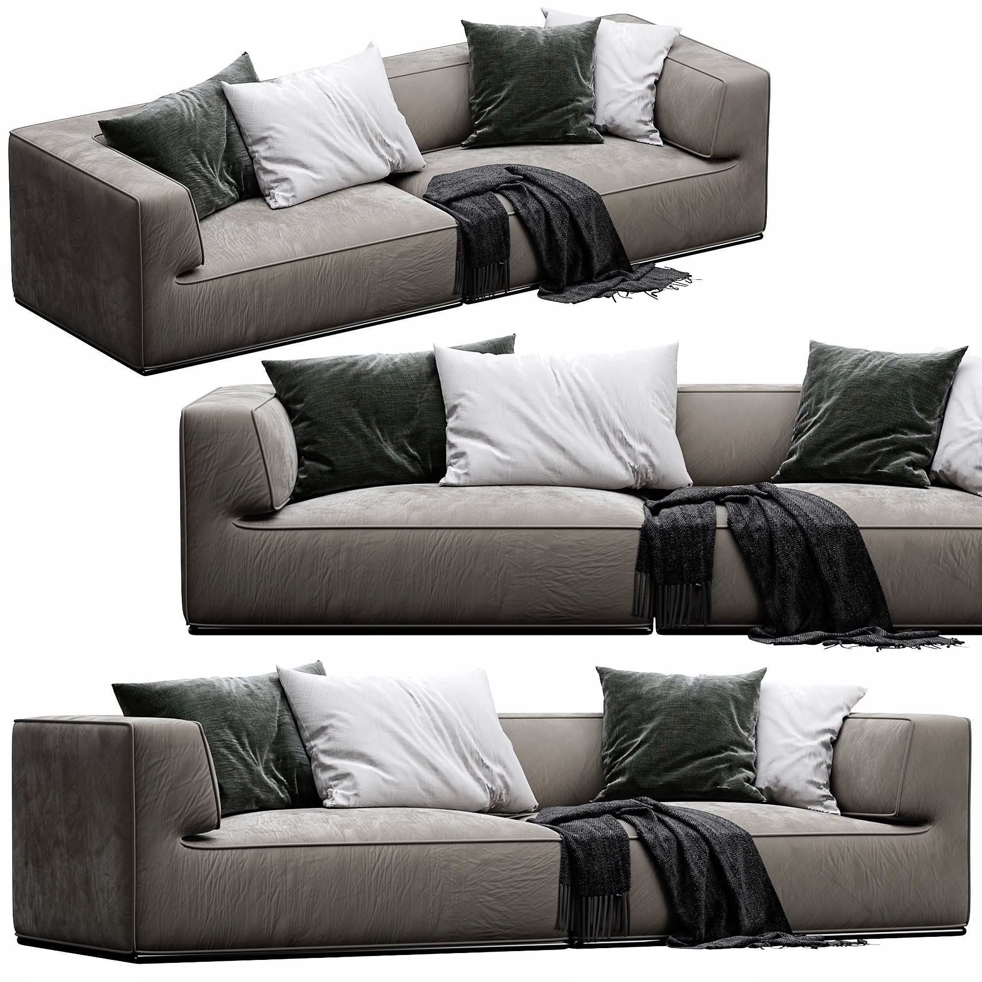 Flexform Perry 3D model_5
