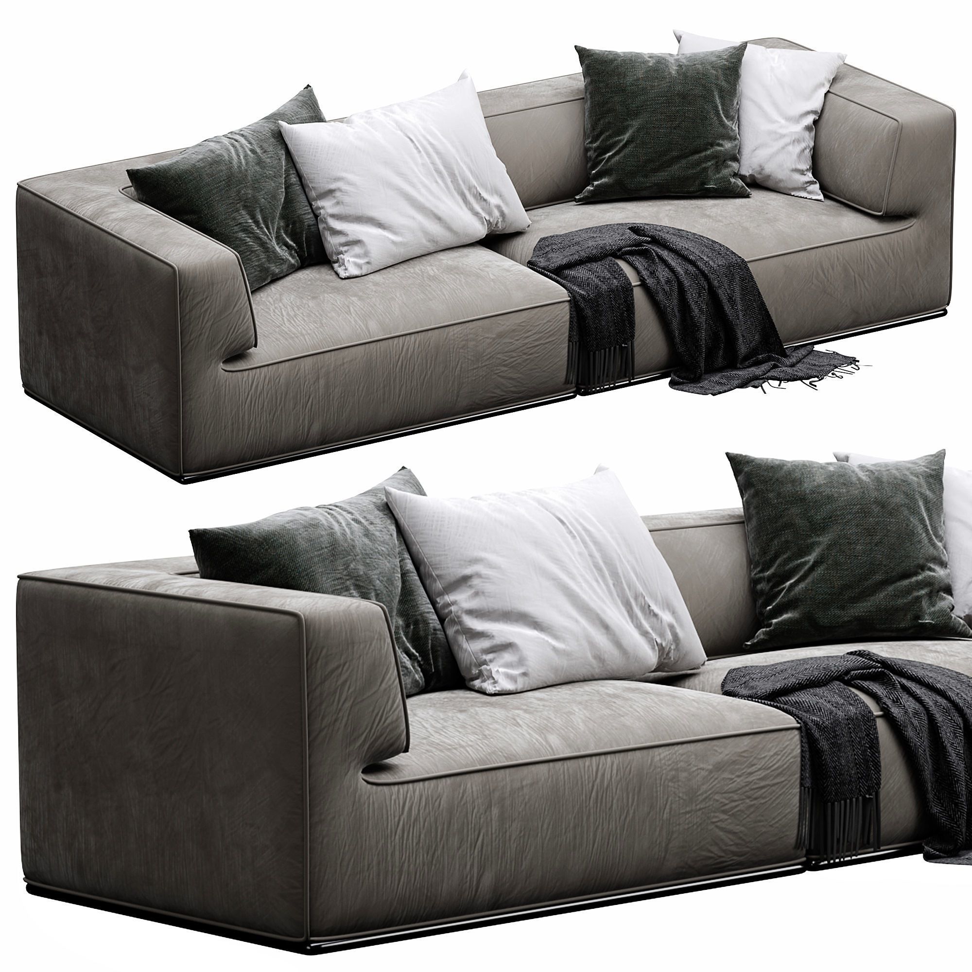 Flexform Perry 3D model_2