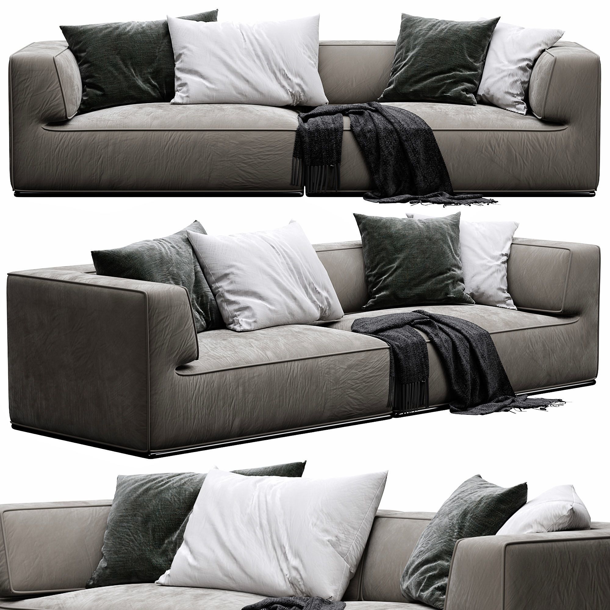 Flexform Perry 3D model_1