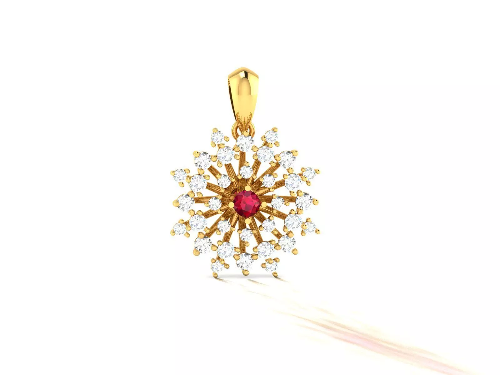 Women Pendant 3DM STL OBJ FBX Render Details 3D print model_0