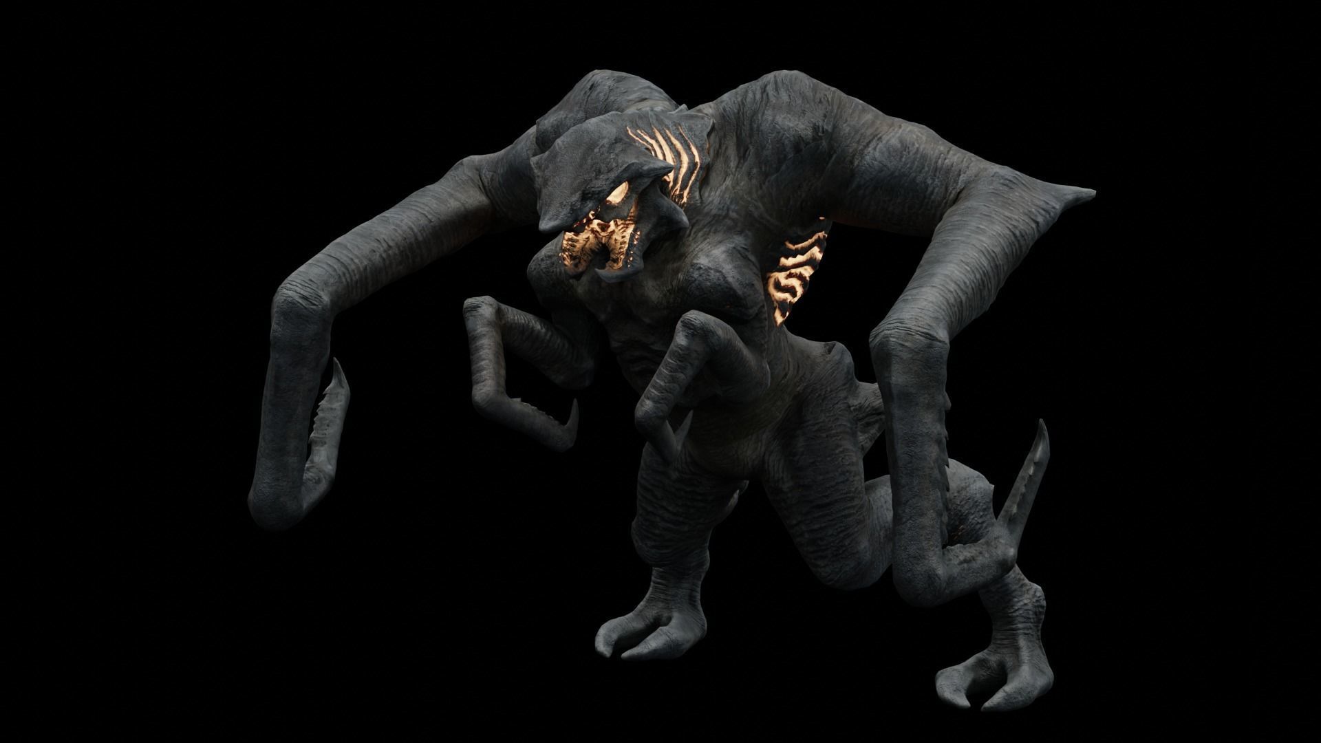 Fiction creature 3D Model Collection_67