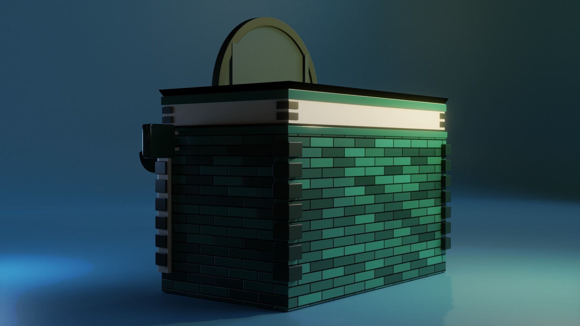 Pharmacy Store Low-poly 3D model_3