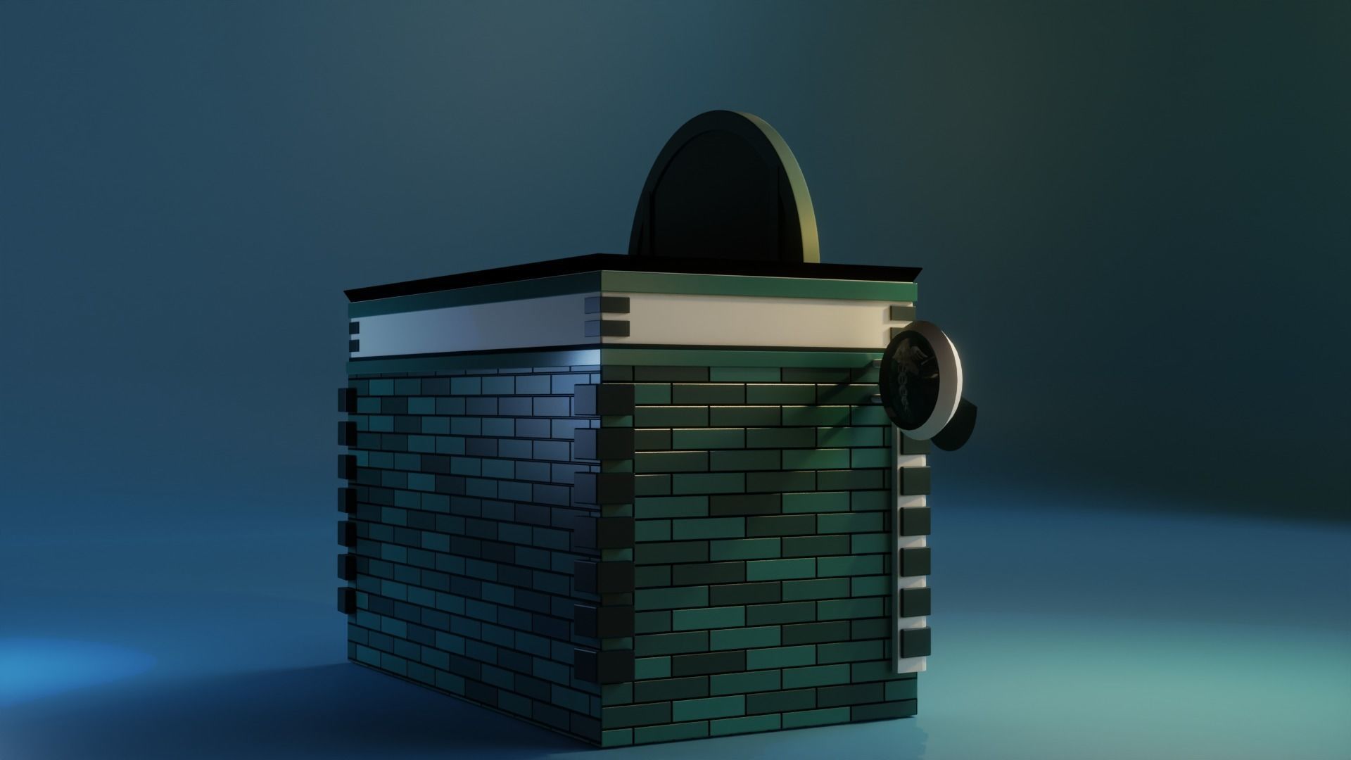 Pharmacy Store Low-poly 3D model_2