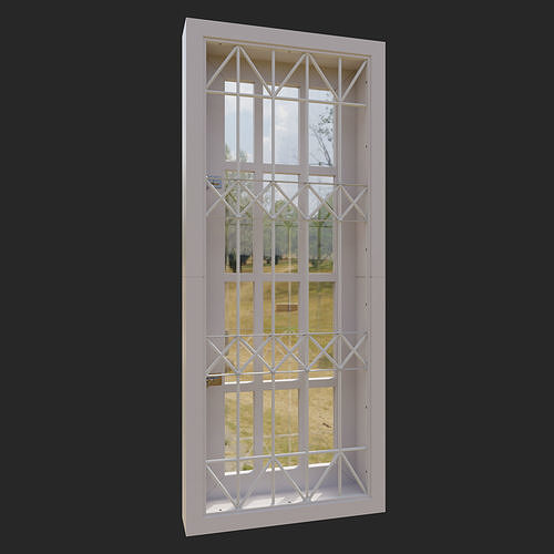 Vintage Window 3D model