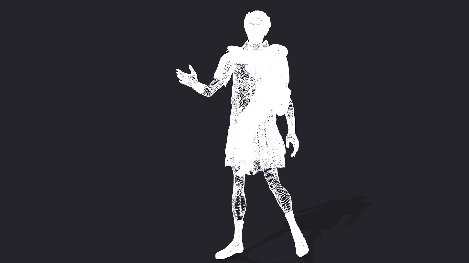 The Cesar High quality character full Rigged and Animated 3D model_10