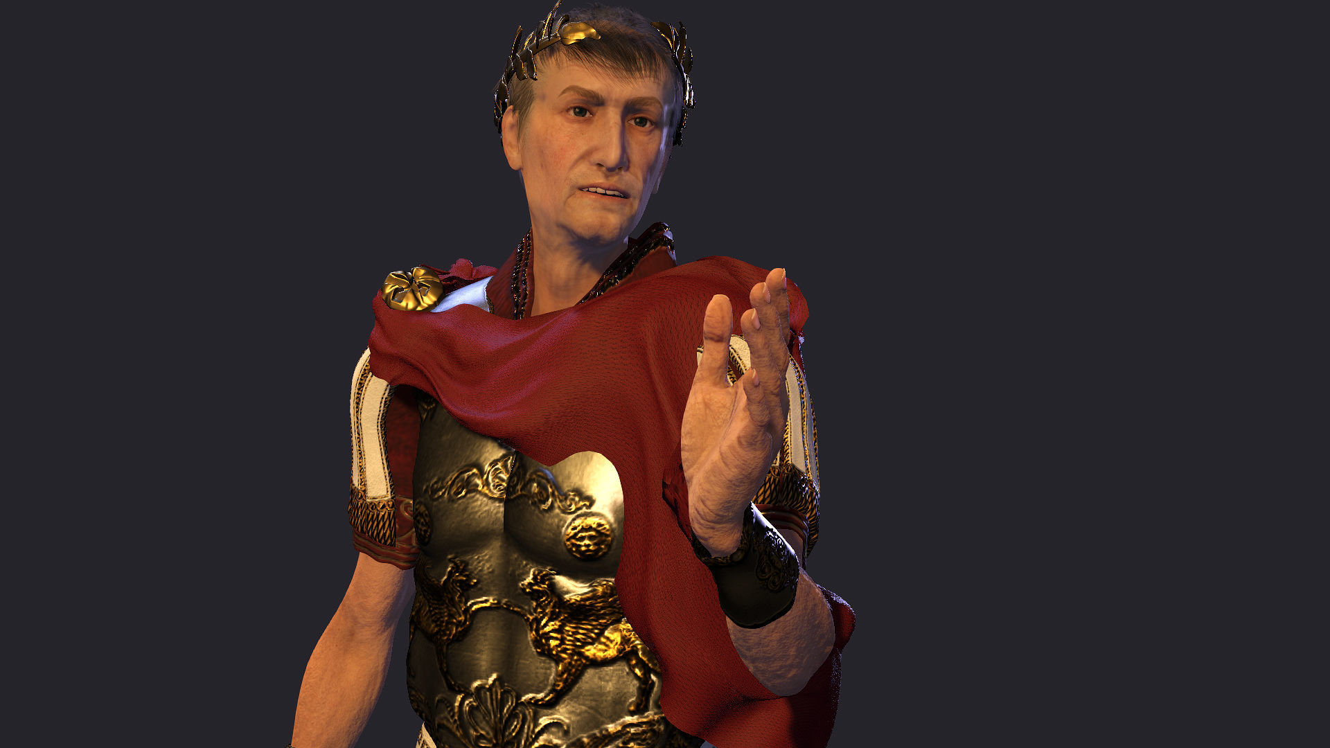 The Cesar High quality character full Rigged and Animated 3D model_5
