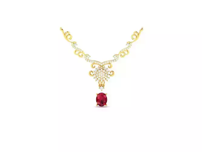 Women Pendant 3DM STL OBJ FBX Render Details