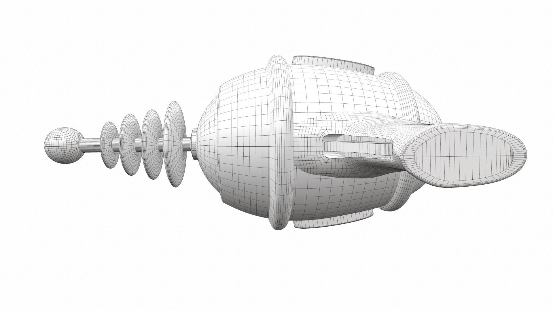 Toy laser ray gun 3D Model Collection_28