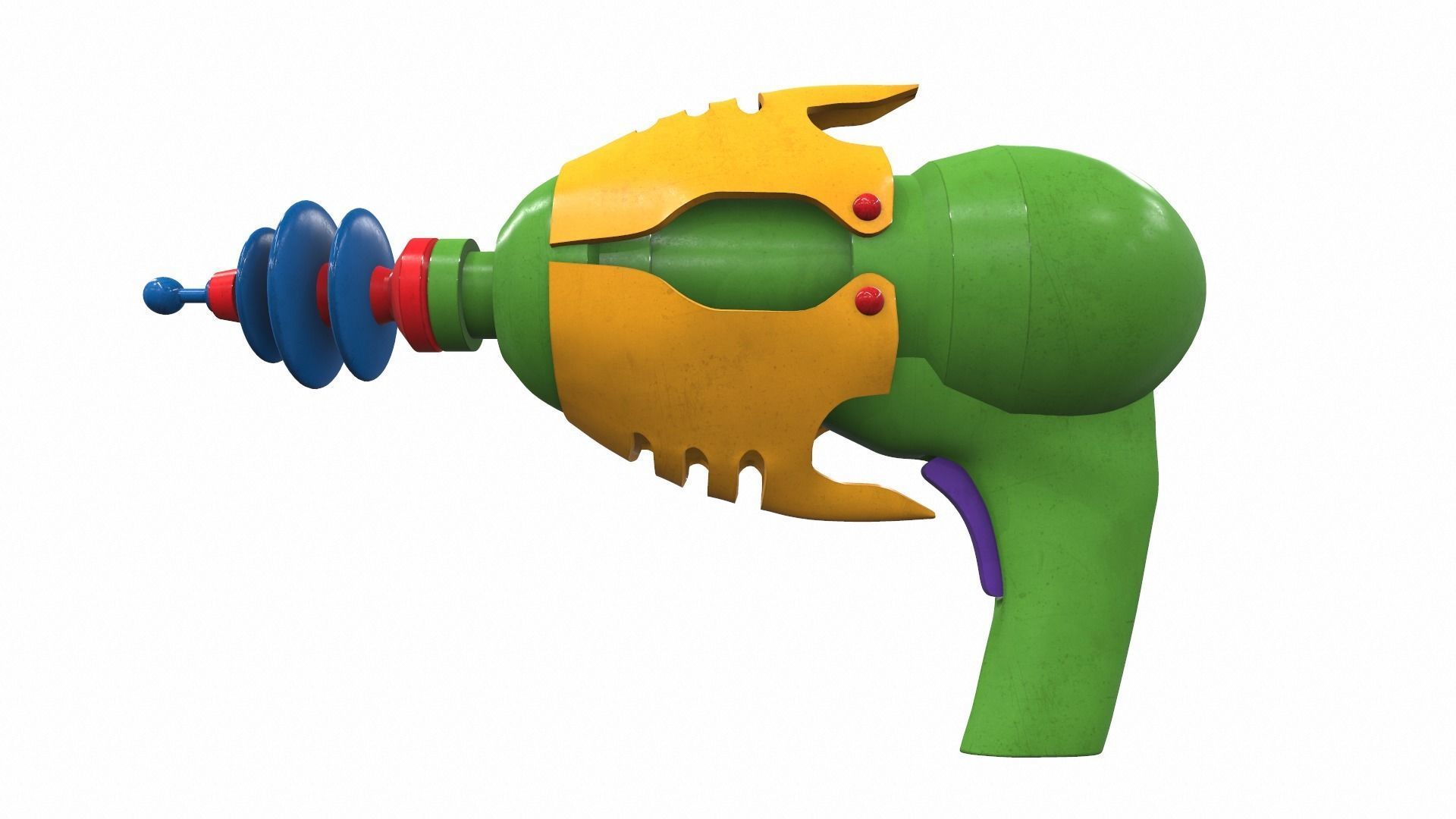 Toy laser ray gun 3D Model Collection_5