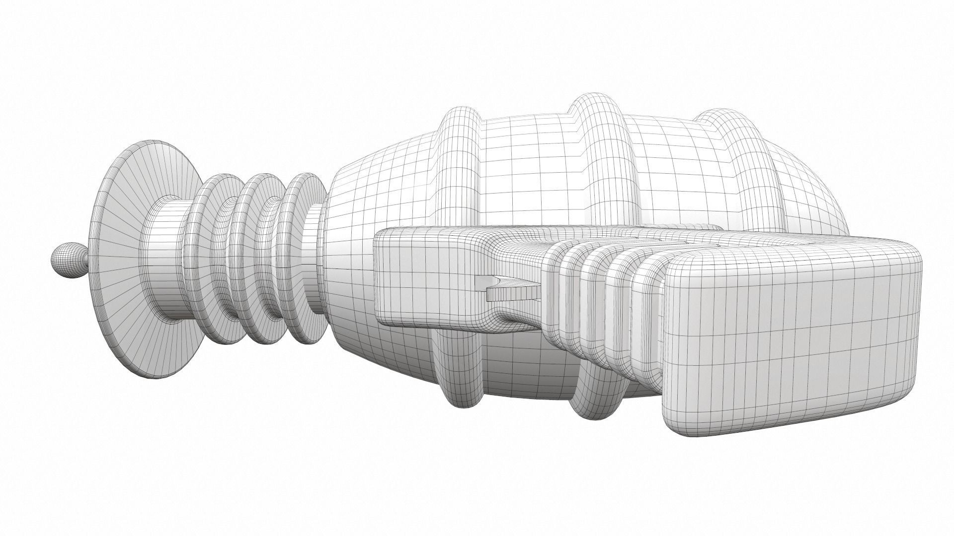 Toy laser ray gun 3D Model Collection_26