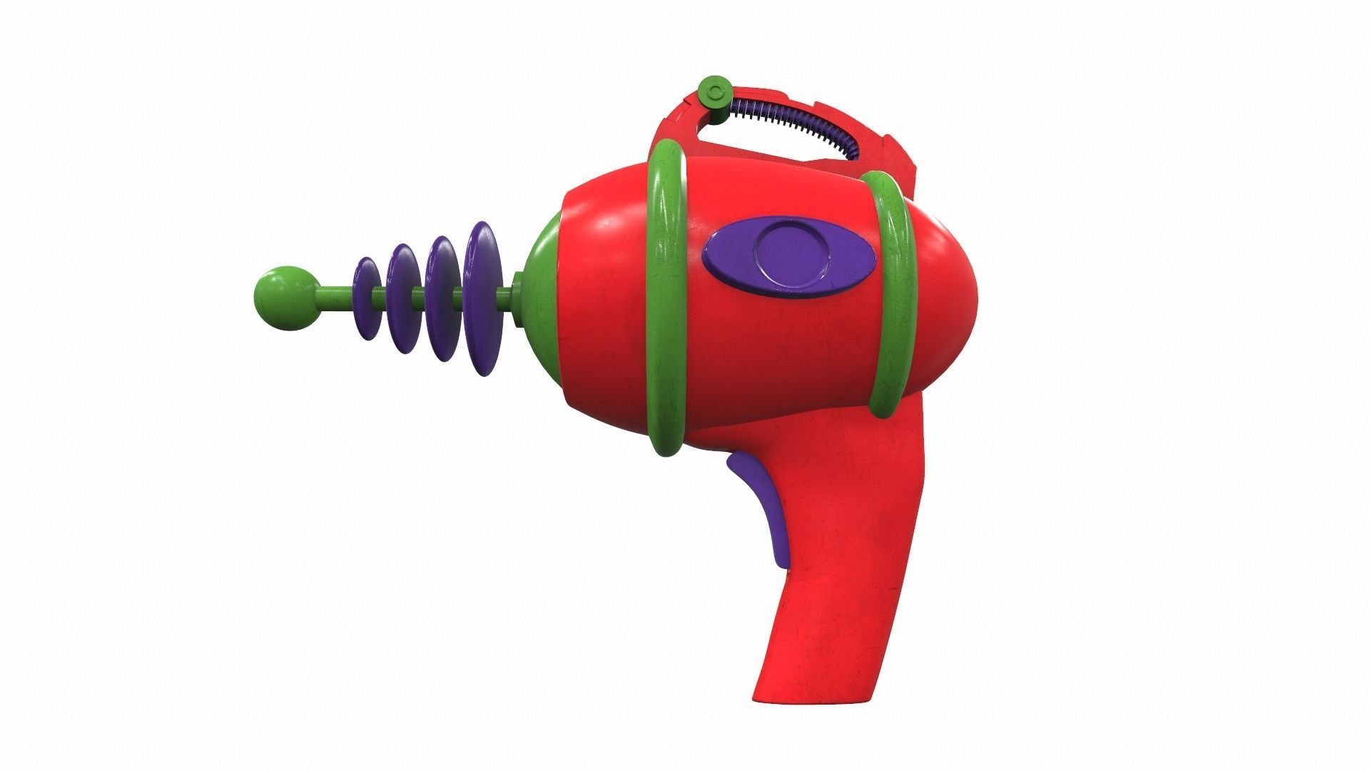 Toy laser ray gun 3D Model Collection_2