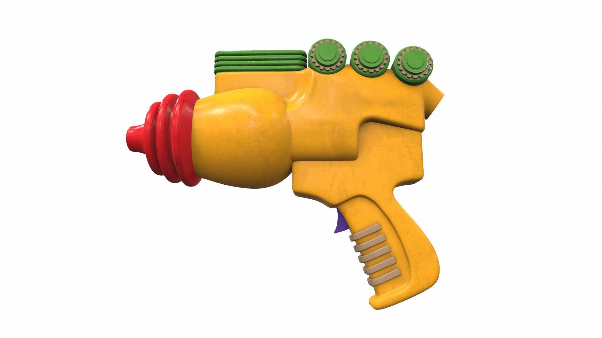 Toy laser ray gun 3D Model Collection_1