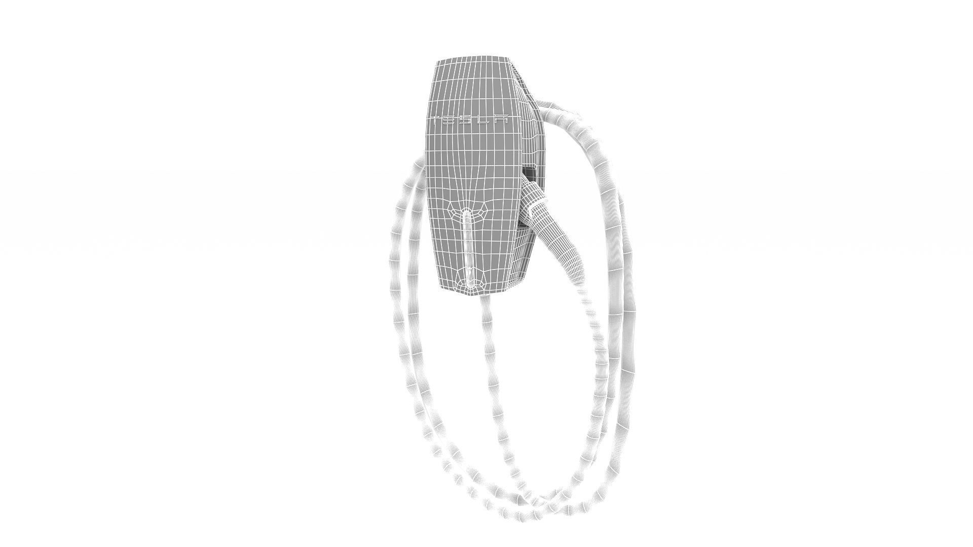 TESLA Wall Connector 3D model_5