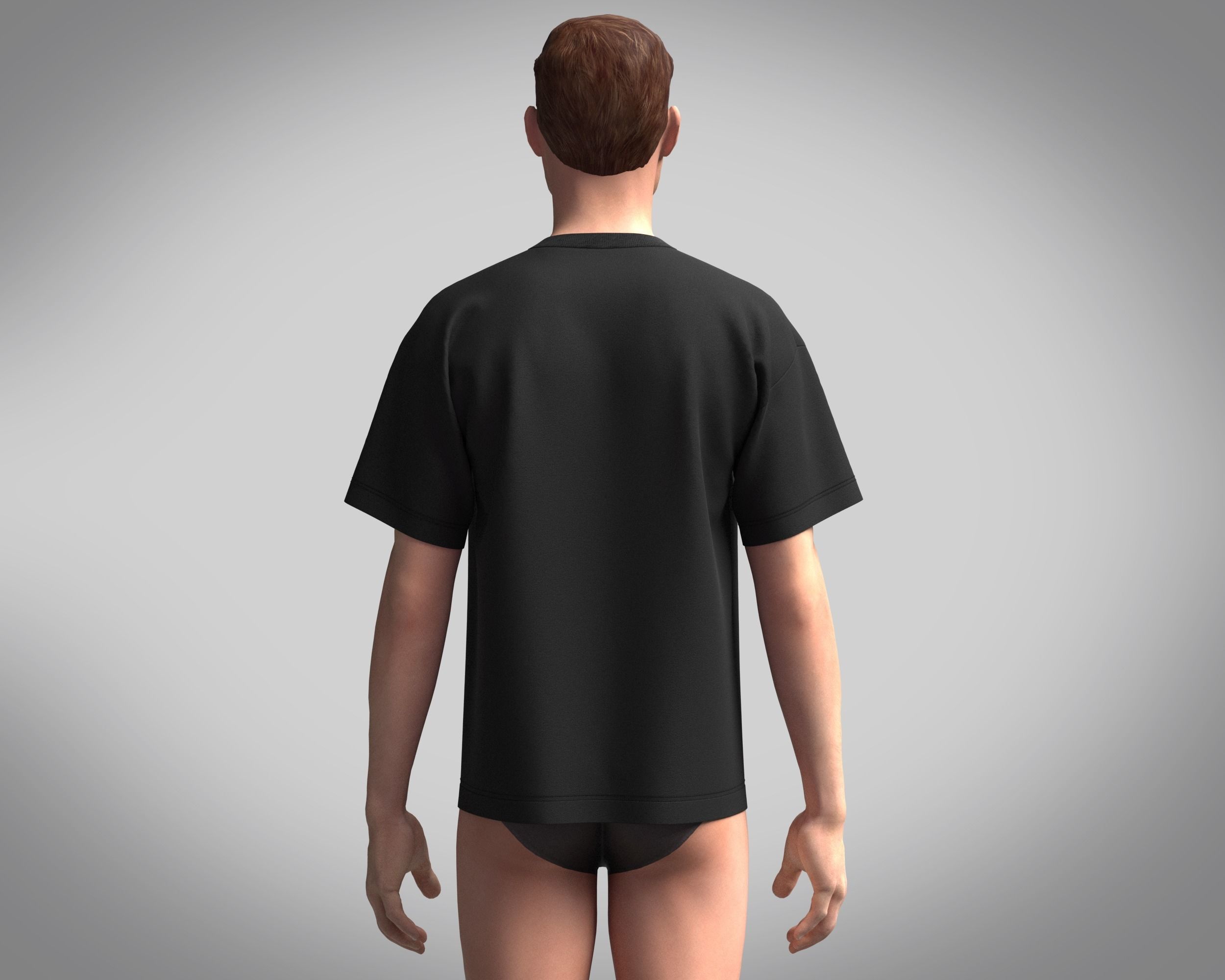 T-Shirt Future 3D model_11