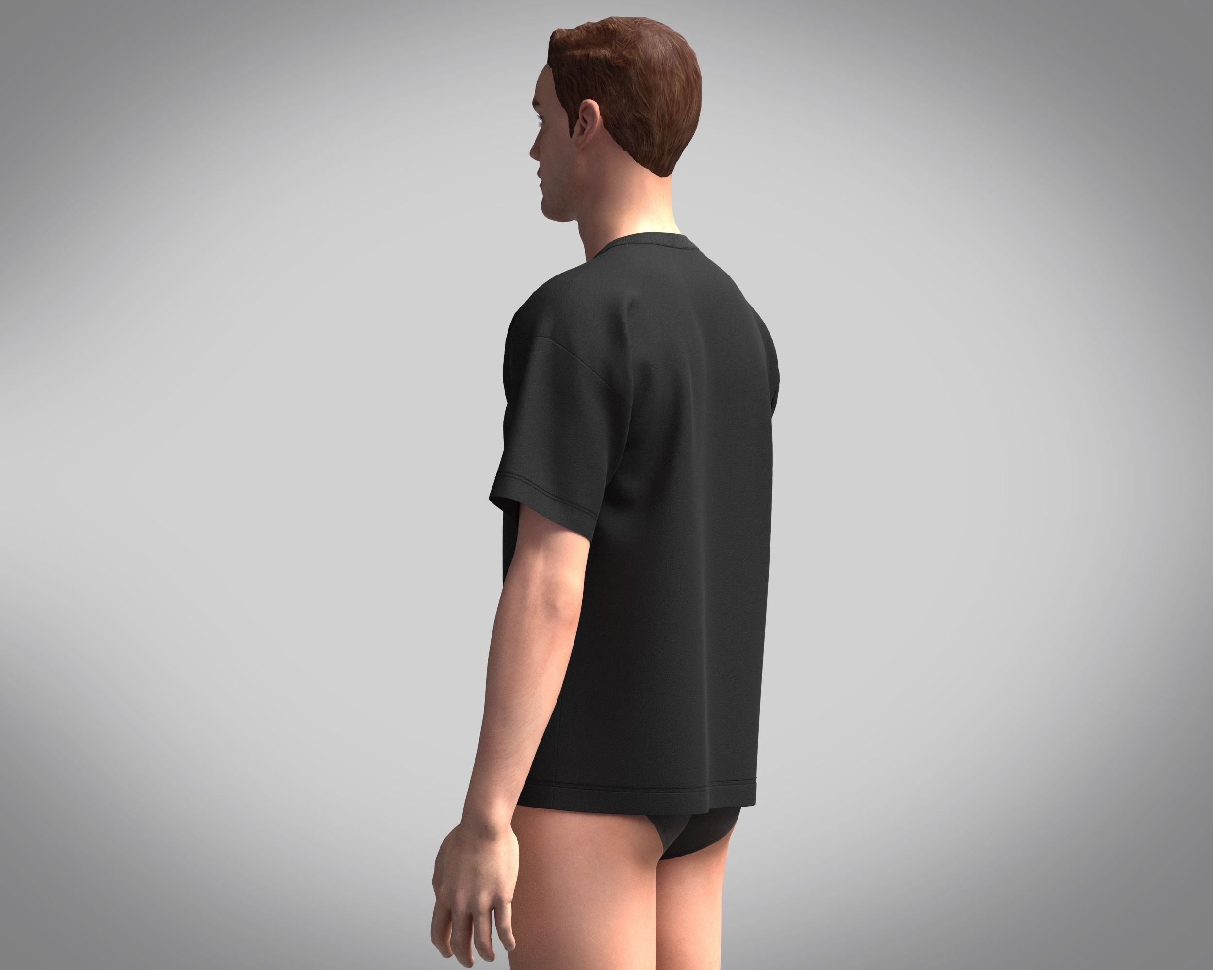 T-Shirt Future 3D model_4