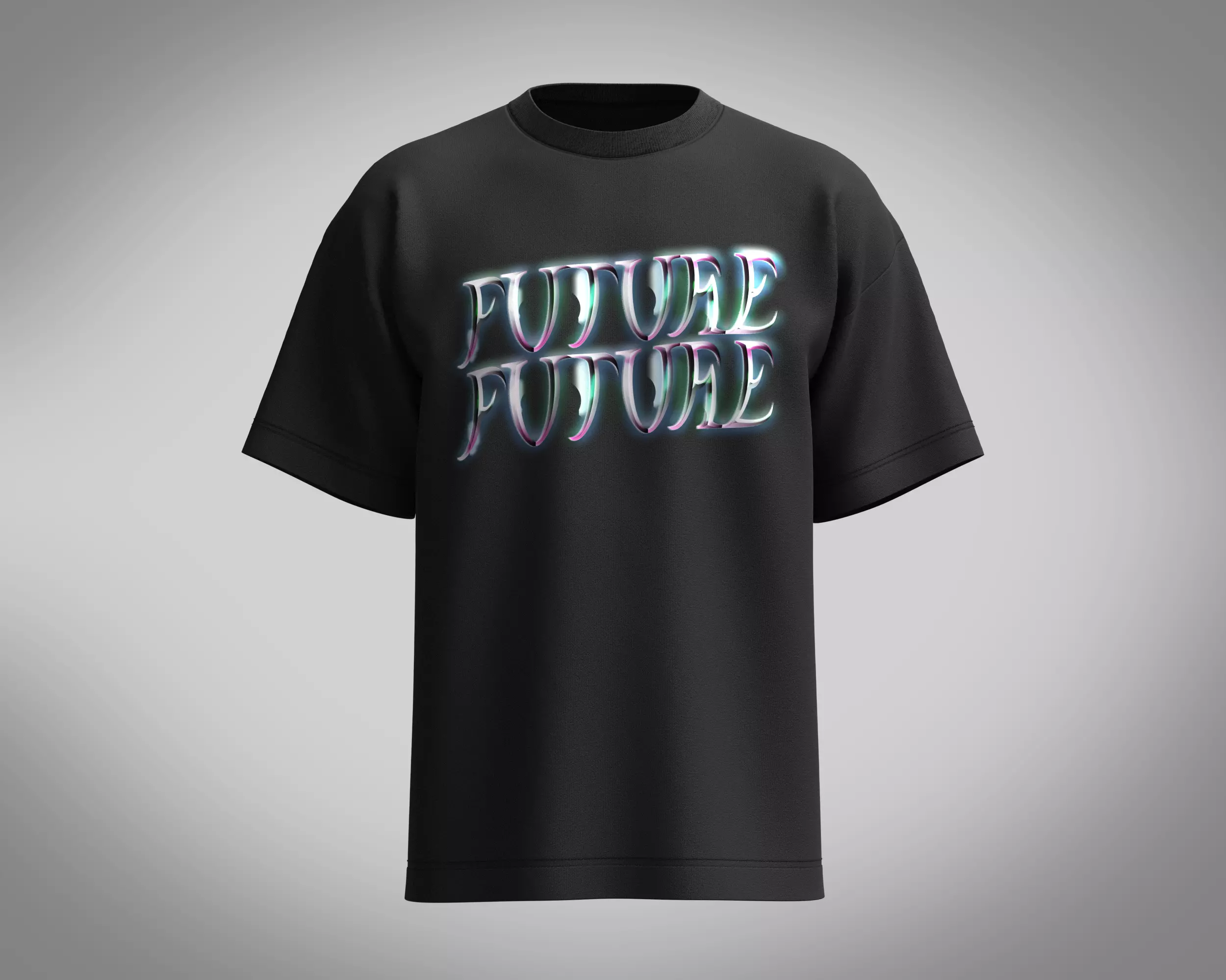 T-Shirt Future 3D model_0