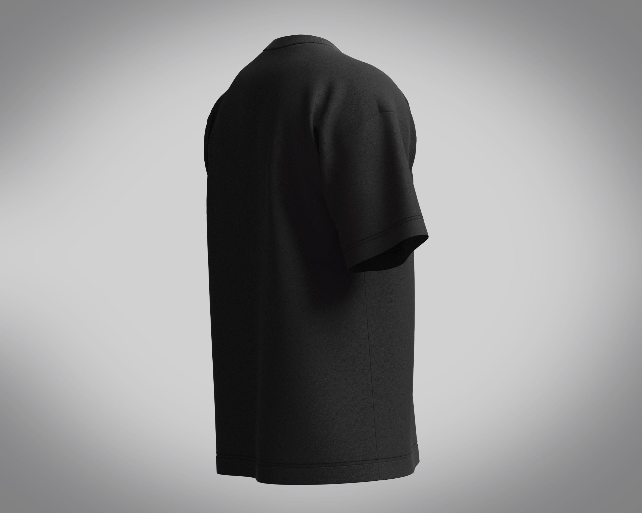 T-Shirt Future 3D model_6