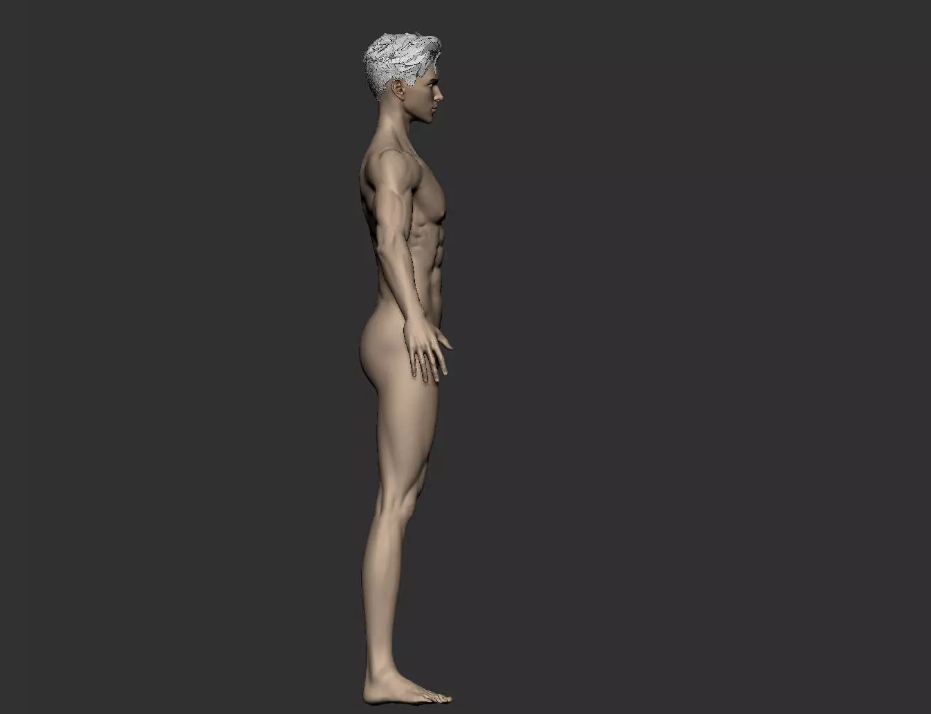 male body 3D model_0