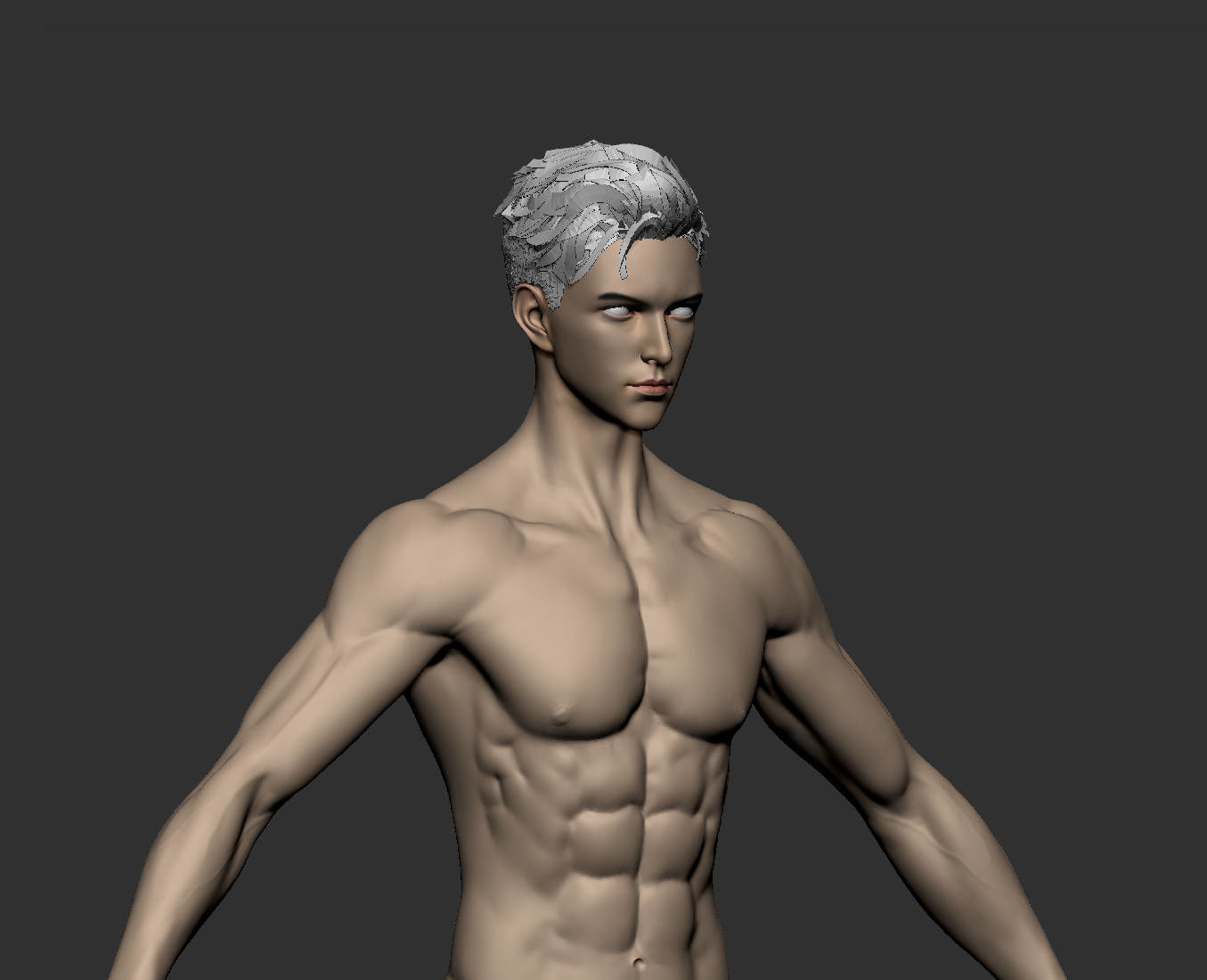 male body 3D model_2