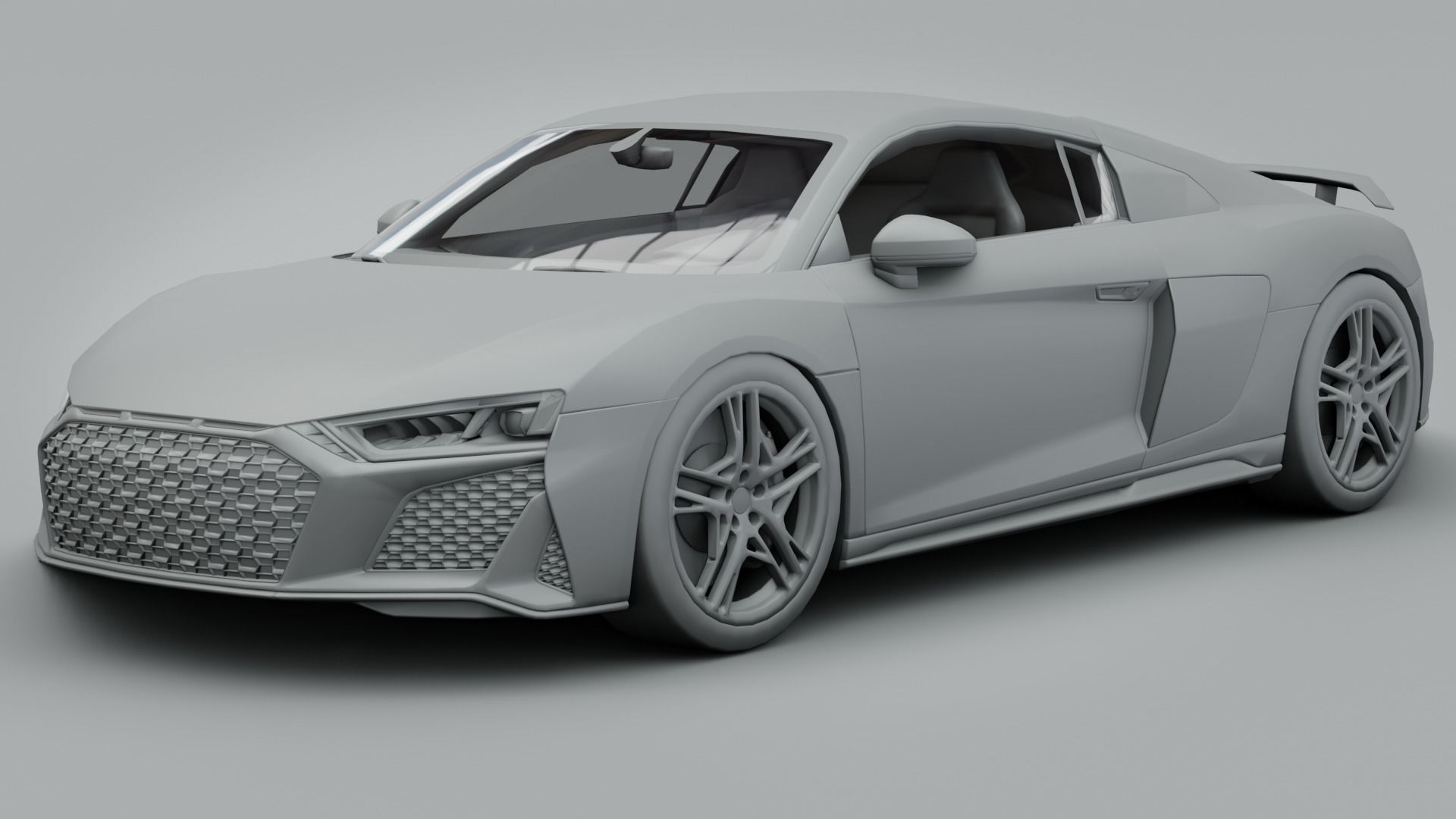 Audi R8 V10  3D model_8