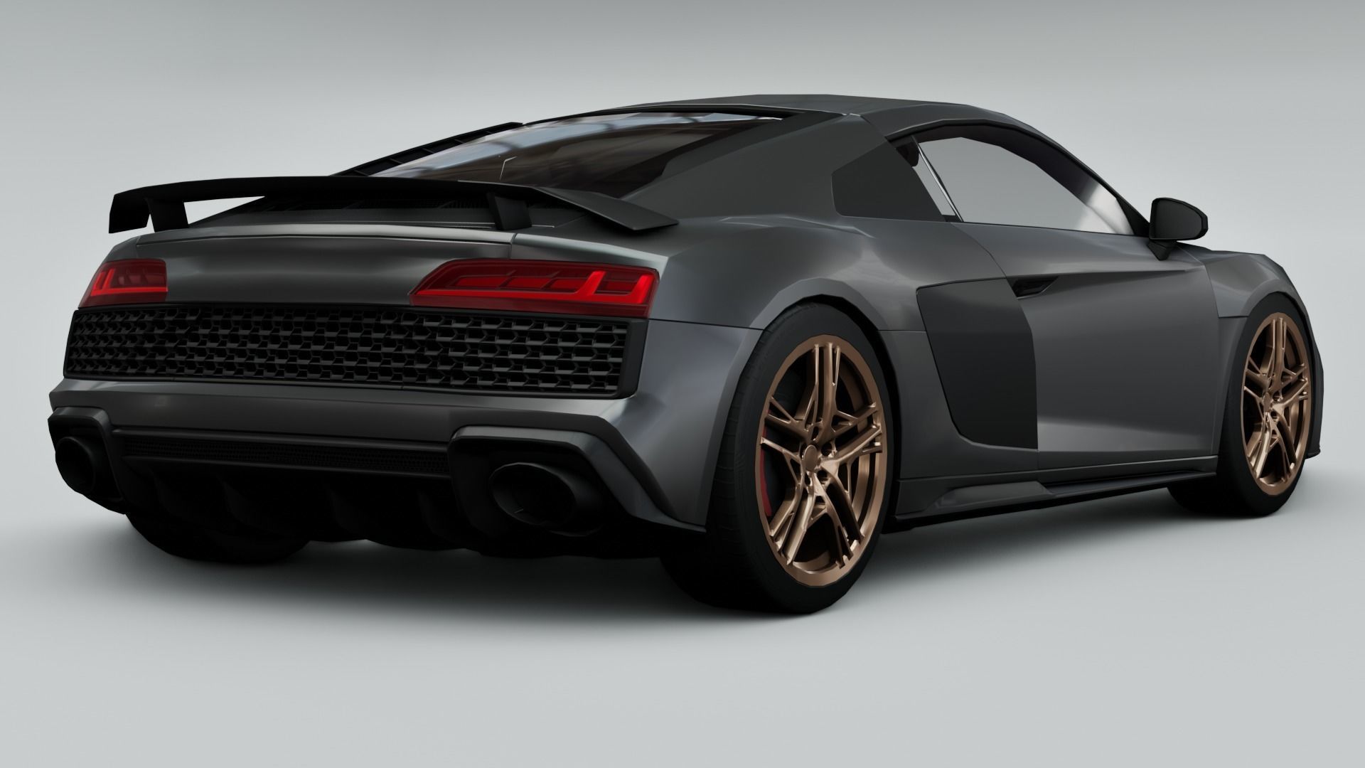 Audi R8 V10  3D model_3