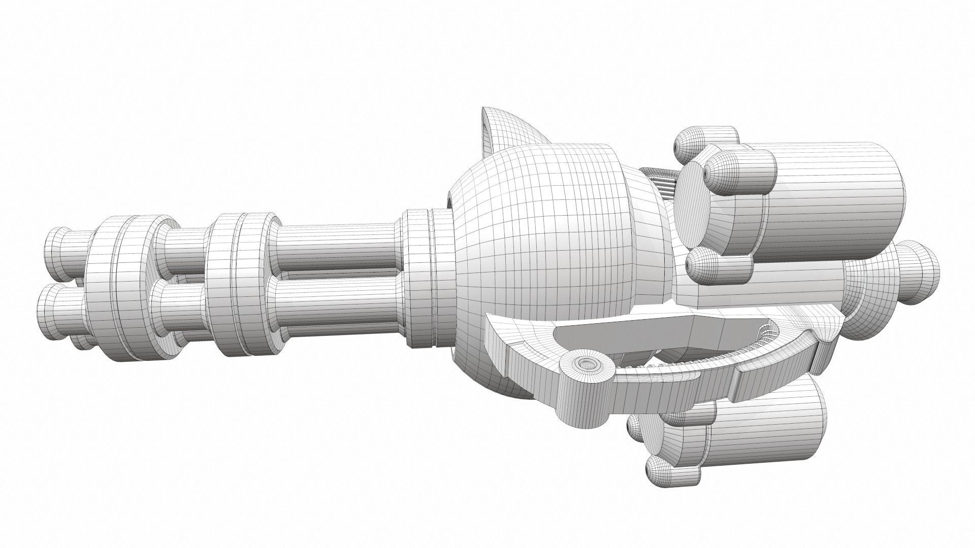 Tactical toy gun 3D Model Collection_18
