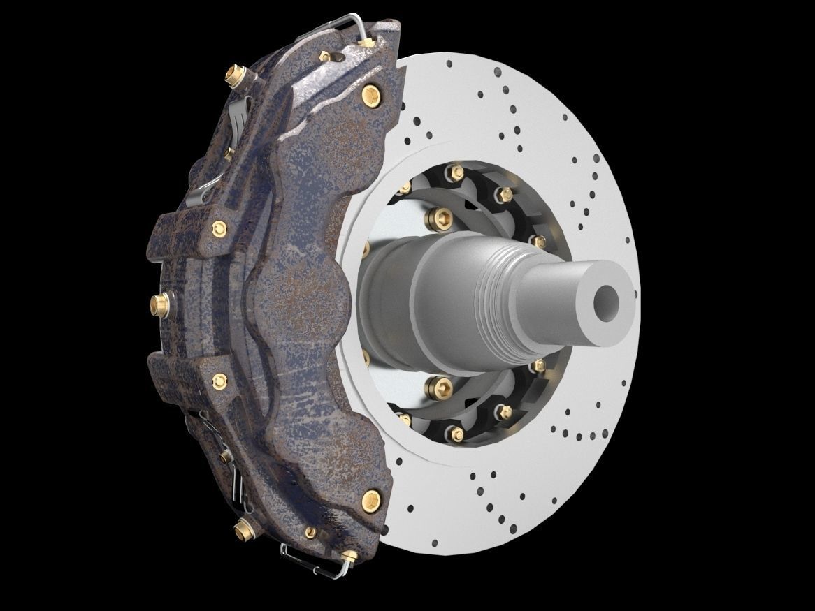 Composite ceramic brakes 3D model_3