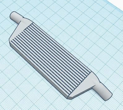 RC Drift Car Intercooler 1 10 Accesories 3D print model