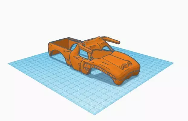 El Toro Loco Monster Jam RC Body 1 12 3D print model