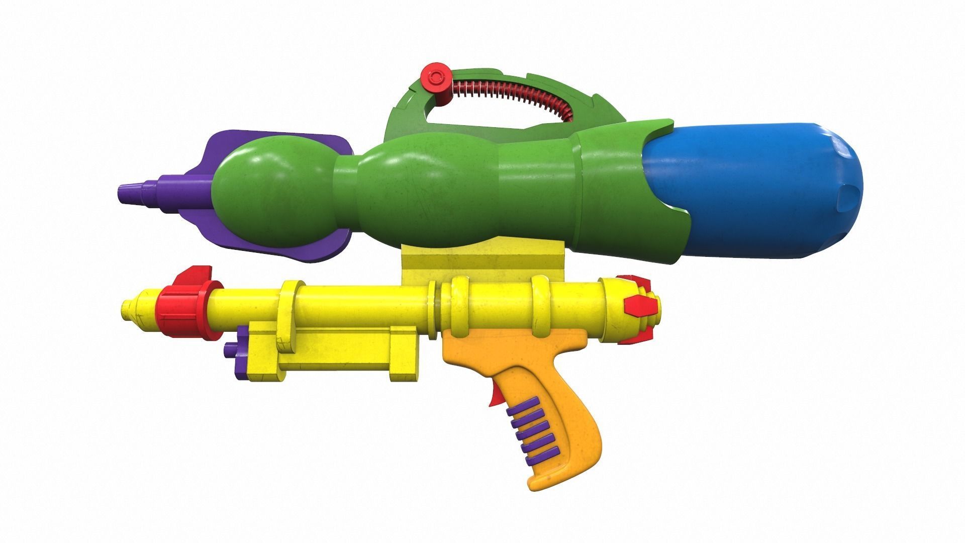 Toy water gun 3D Model Collection_9