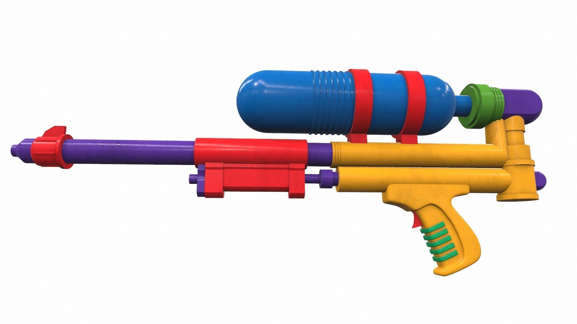Toy water gun 3D Model Collection_1