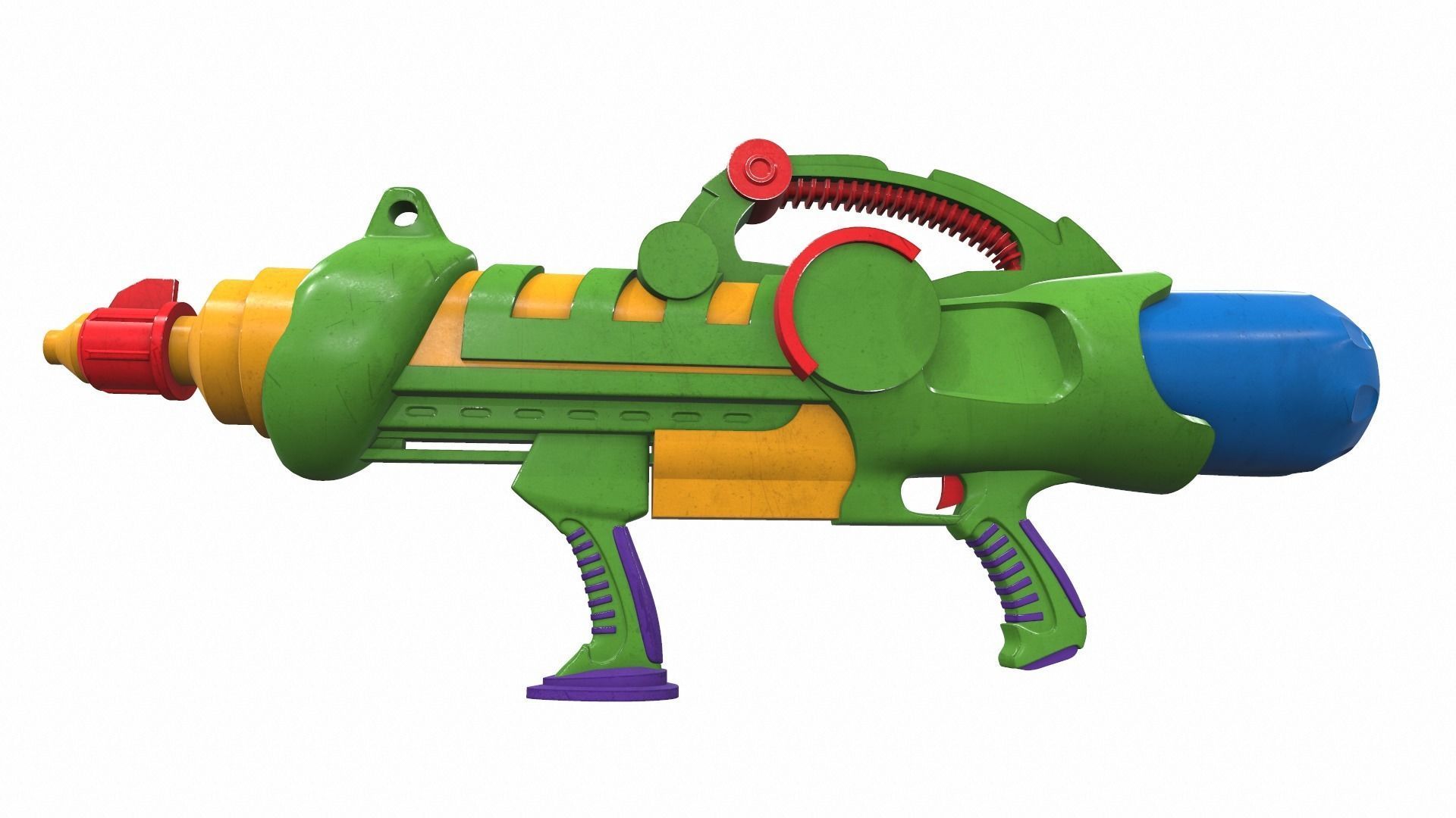 Toy water gun 3D Model Collection_10