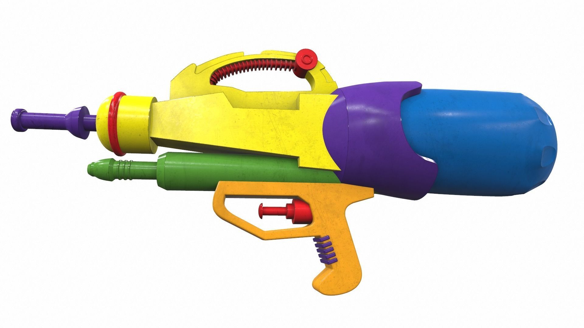 Toy water gun 3D Model Collection_5