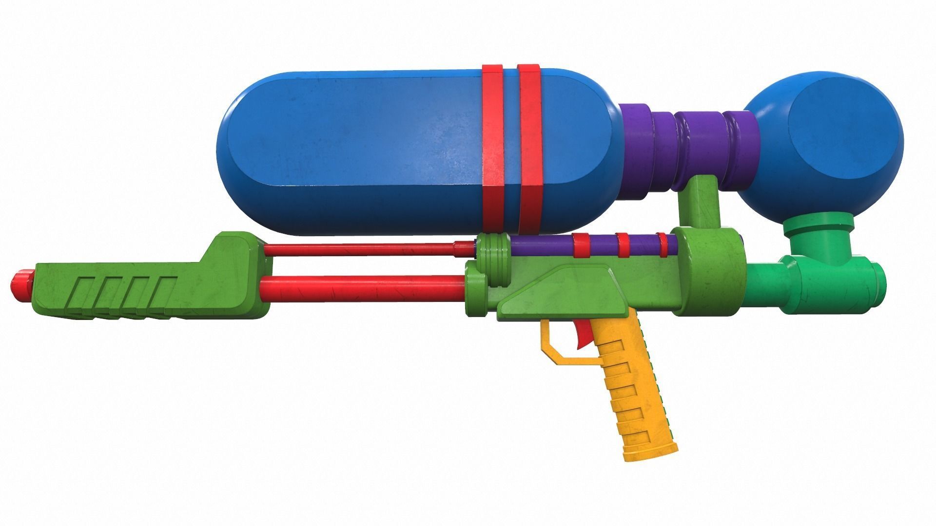 Toy water gun 3D Model Collection_6